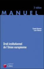 Droit institutionnel de l’Union européenne